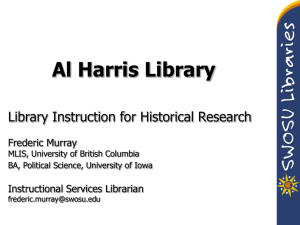 Historical Research Powerpoint