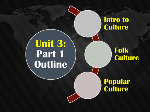 Culture comes from the Latin word Cultura which means “to cultivate”.