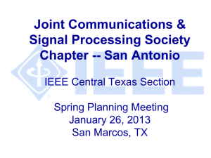 Comm/SP Society - San Antonio Chapter