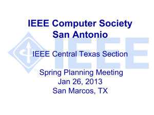 Computer Society - San Antonio Chapter