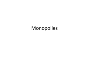 Monopolies Chapter 7