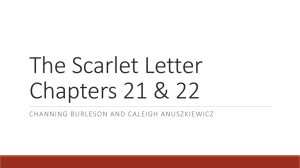 The Scarlet Letter Chapters 21 & 22