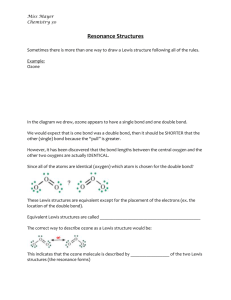 5a - Resonance Structures Students Notes