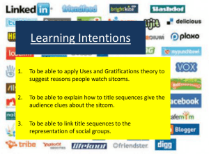 Learning Intentions
