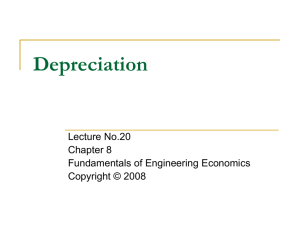 Book Depreciation