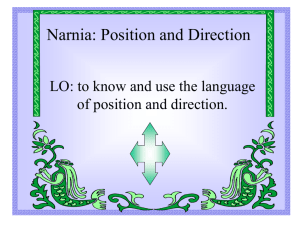 position and direction