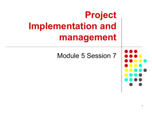 Project Implementation