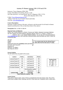 1 Anatomy 35 Syllabus, F13