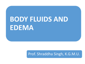 Body Fluids and Edema
