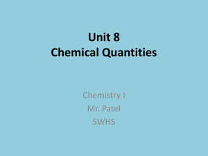 Unit 6 Chemical Bonding