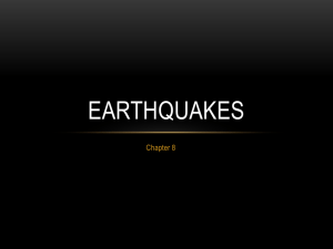 Earthquakes