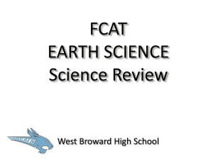 FCAT Review EarthSpace