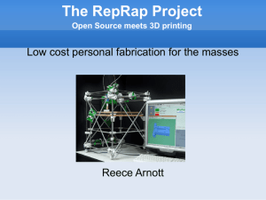 reprap_presentation - Otago University Research Archive