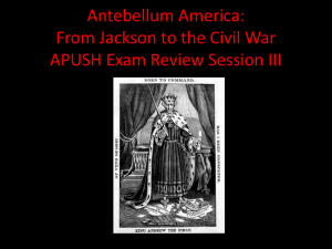 APUSH Antebellum America Review