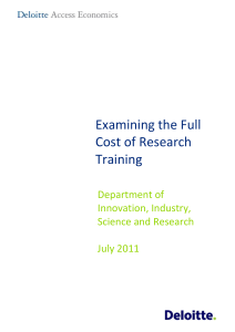 Report - Department of Education and Training