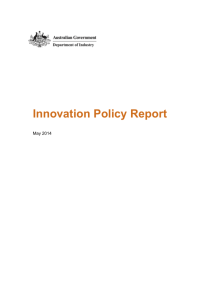 Innovation Policy Report - May 2014
