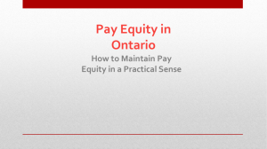 Maintaining Pay Equity in a Practical Sense SSMarie