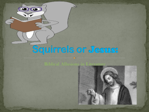 Squirrels or Jesus