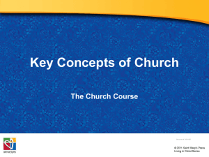 Key Concepts of Church