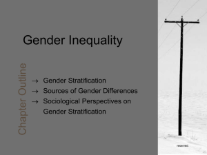 Reasons For Gender Inequality IB SL - Geog