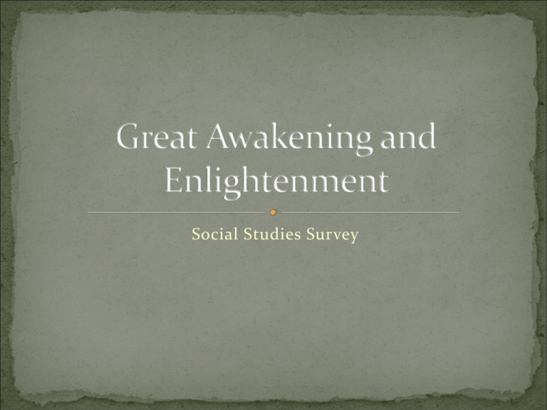 great-awakening-and-enlightenment