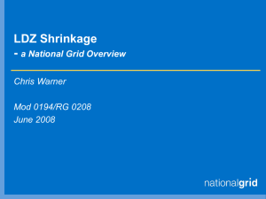 LDZ Shrinkage - Joint Office of Gas Transporters