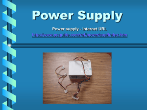 Power Supply - IT Essentials