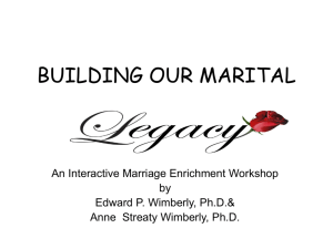 building our marital legacy