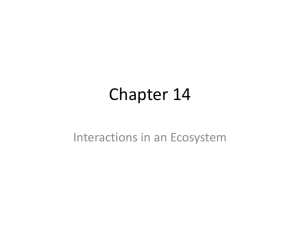 Chapter 14 Lecture