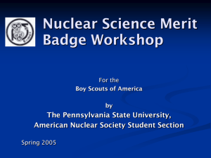 Radiation - American Nuclear Society