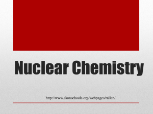 Nuclear Chemistry1 - Valhalla High School