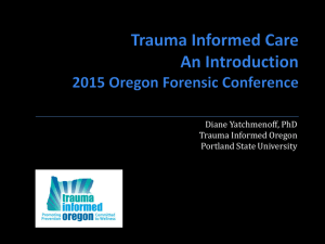 Trauma Informed Care Project