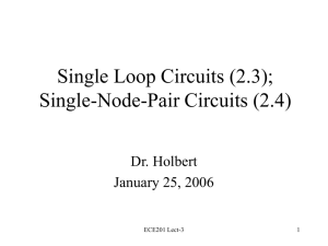 Single-Node-Pair Circuits