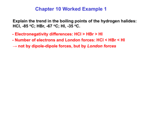 Worked Examples: Chapter 10
