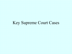 Key Supreme Court Cases