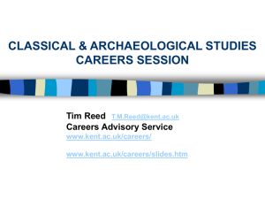 Choosing a Career - University of Kent