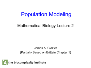 P548/M548 Mathematical Biology