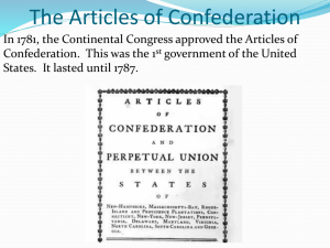 Article of Confederation