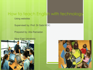 How to teach English with technology