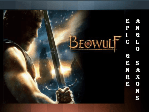 Beowulf and the epic