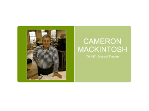 cameron mackintosh - Emporia State University