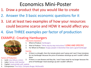 Economics Mini