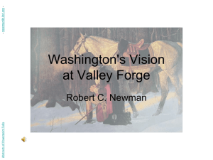 Washington's Vision at Valley Forge