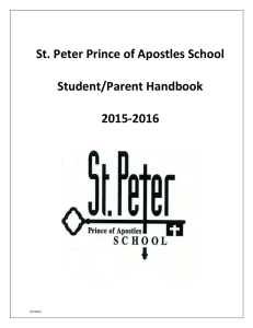 St. Peter Prince School Council