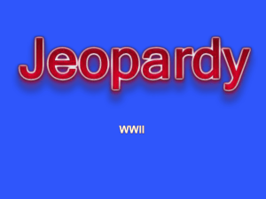 POWERPOINT JEOPARDY - APUSH-HBHS