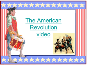 Revolutionary War Powerpoint
