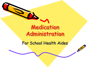 Medication Administration - Levy County School District