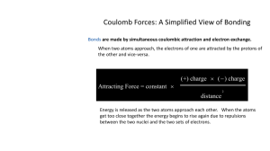 1-1 Coulomb Forces and Bond Types (PPT)