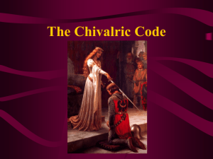 Chivalric Code and Courtly Love