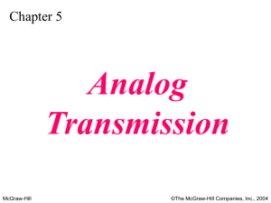 Analog Transmission